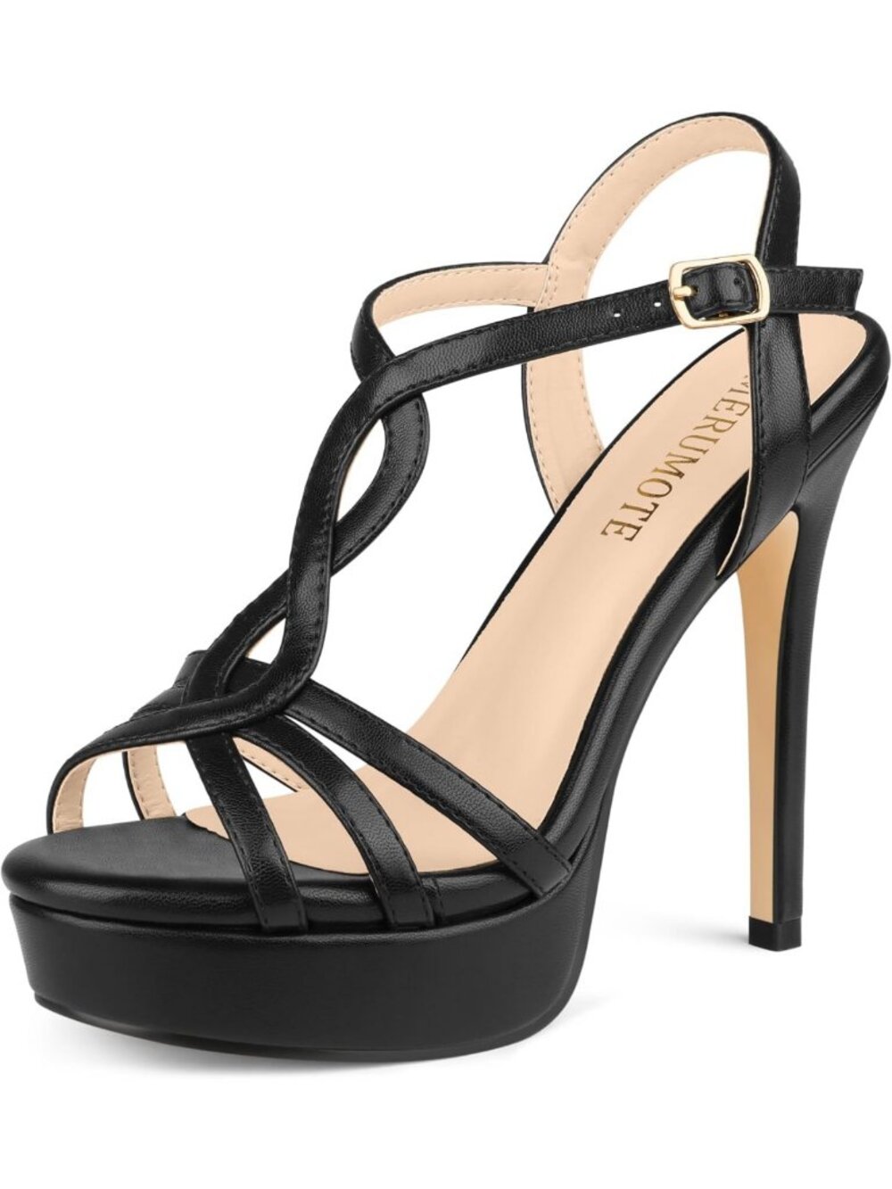 Chic 5" Peep Toe Platform Stilettos Sandals for Stylish Nights Out